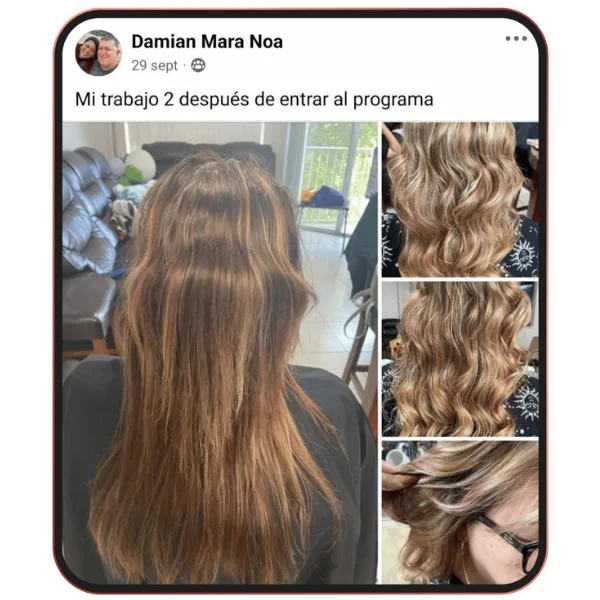 Testimonio de Damian Mara Noa con su trabajo después del programa
